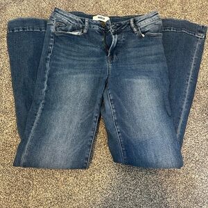 Mila Women's Classic Straight Leg Jeans - Dark Blue